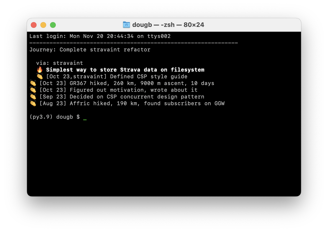 Screenshot espresso framework focused tasks on linux shell login